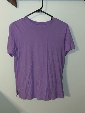 Women’s Crewneck Short Sleeve Tee in Purple